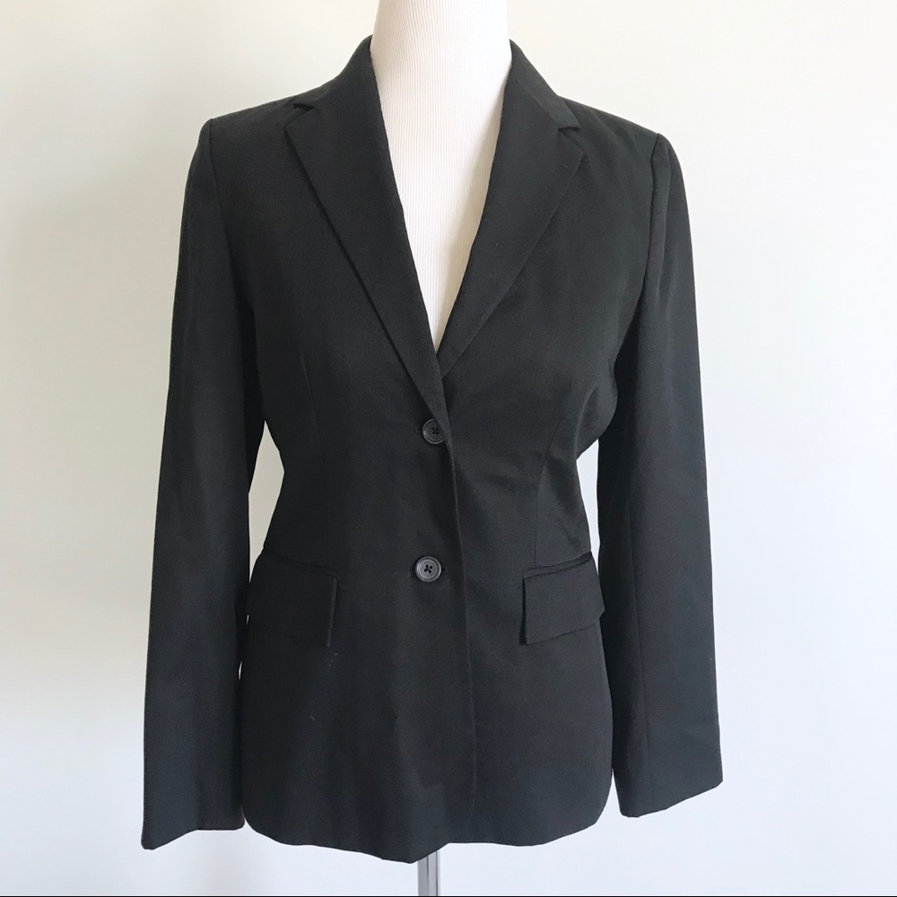 Banana Republic Black 2-Button Blazer Jacket